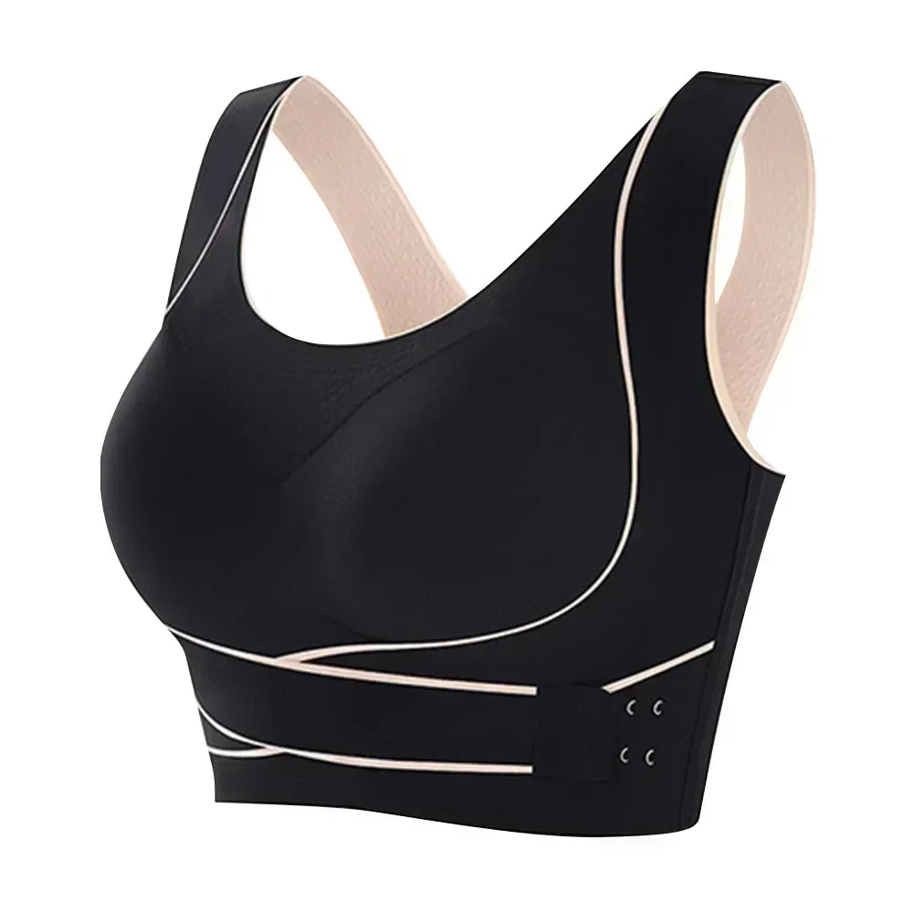 Adjustable Sports Bra with Secure Closure – Supportive Activewear Bra for Training, Fitness and Everyday Workouts