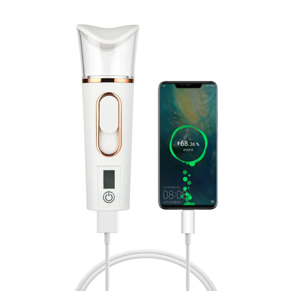 Facial Steamer for Skincare and Moisture Boost – Portable Face Mist Device for Home Beauty Routines and Daily Use