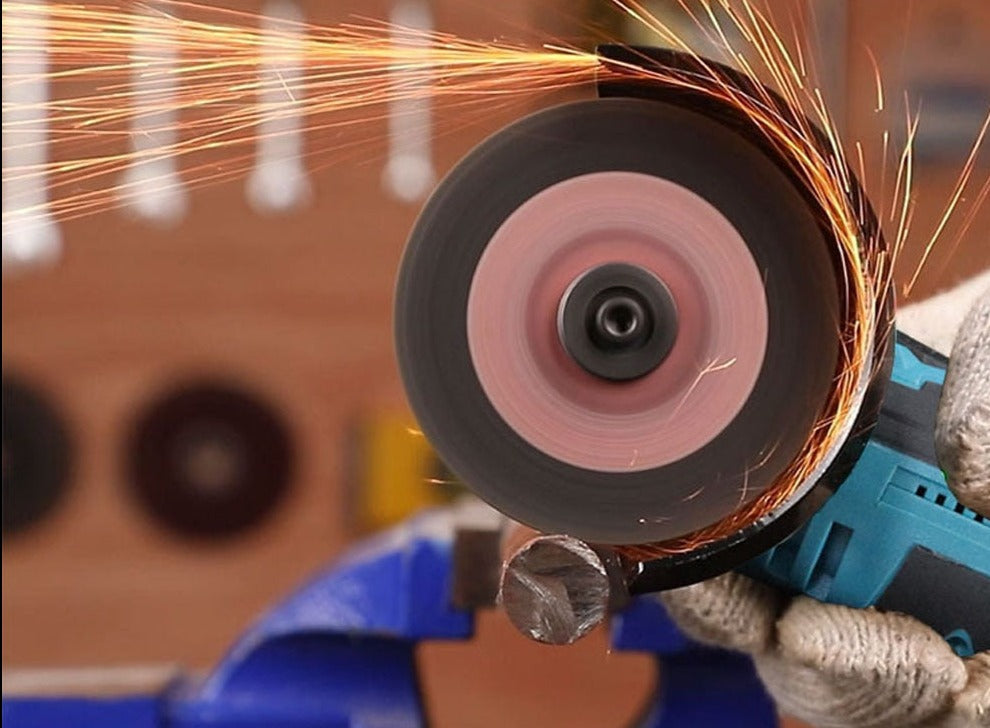 Powerful Cordless Angle Grinder – 800W Handheld Grinder with 19500 RPM & Extra Discs | Compact Multi-Purpose Tool for DIY Cutting & Grinding
