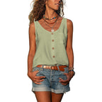 Chic Ibiza-Inspired Women's Tank Top