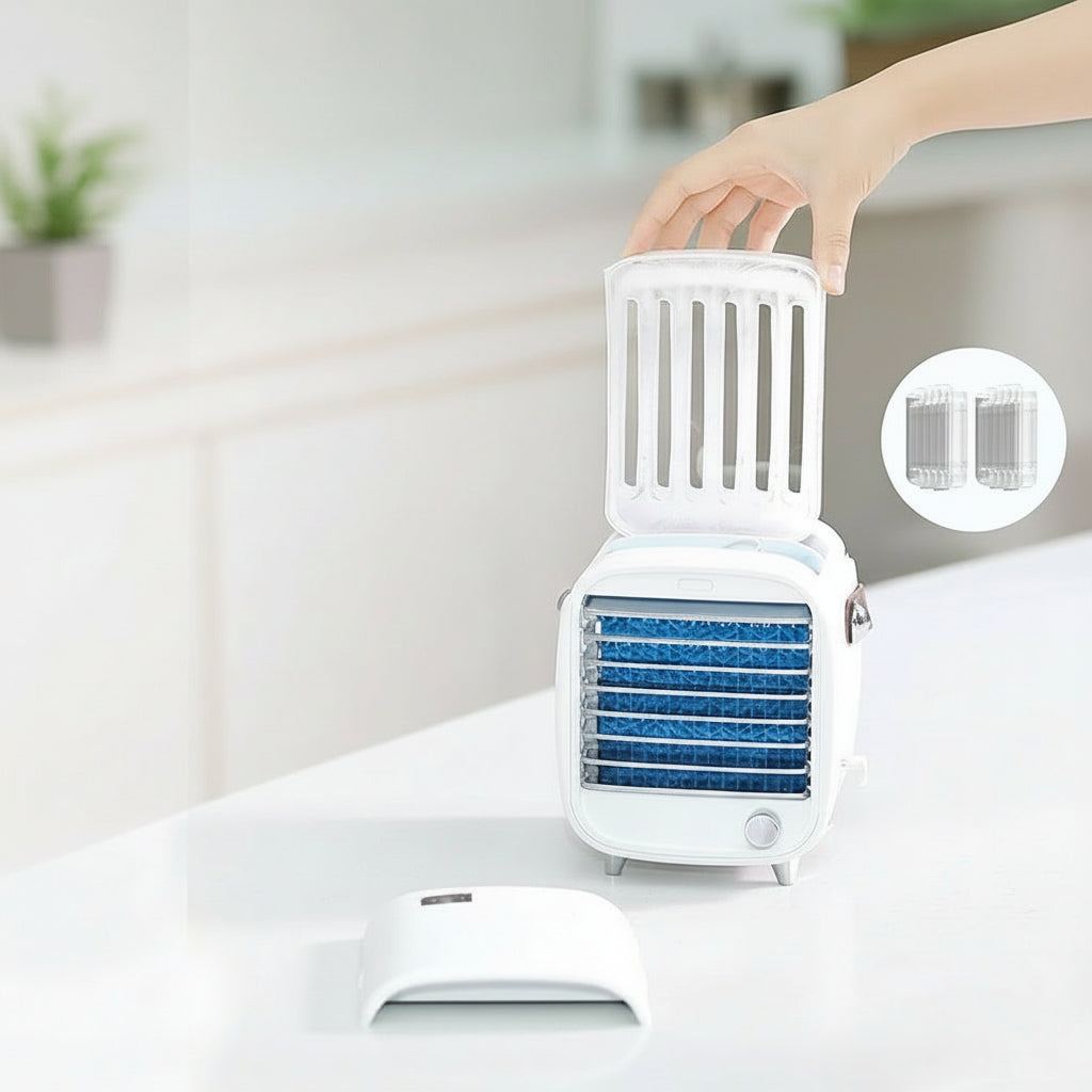 Portable Quiet Air Cooling Unit – Compact 3-in-1 Cooler for Personal Comfort