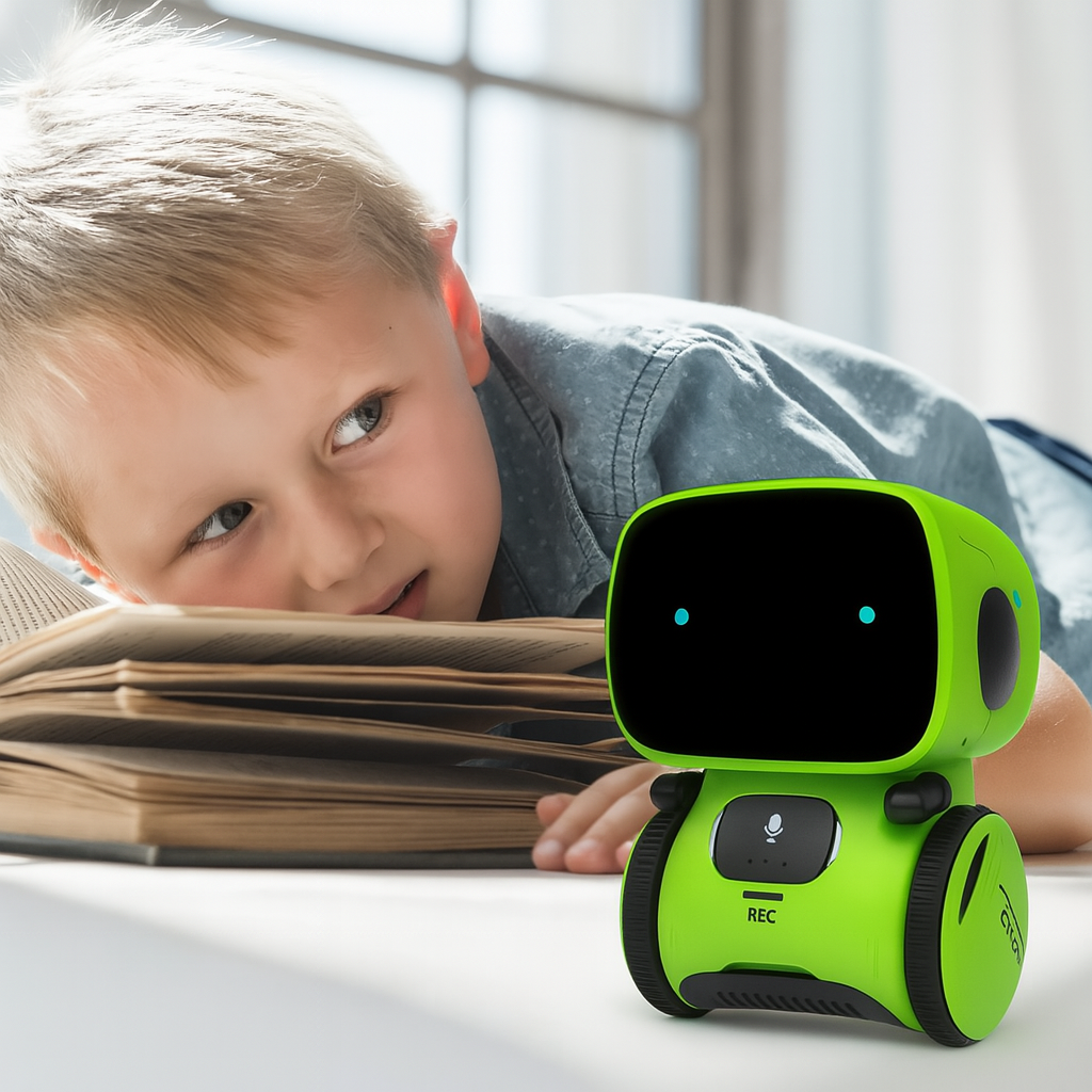 Engaging Speech and Learning Robot for Kids – Intelligent Educational Toy Featuring Voices, Songs, and Interactive Games