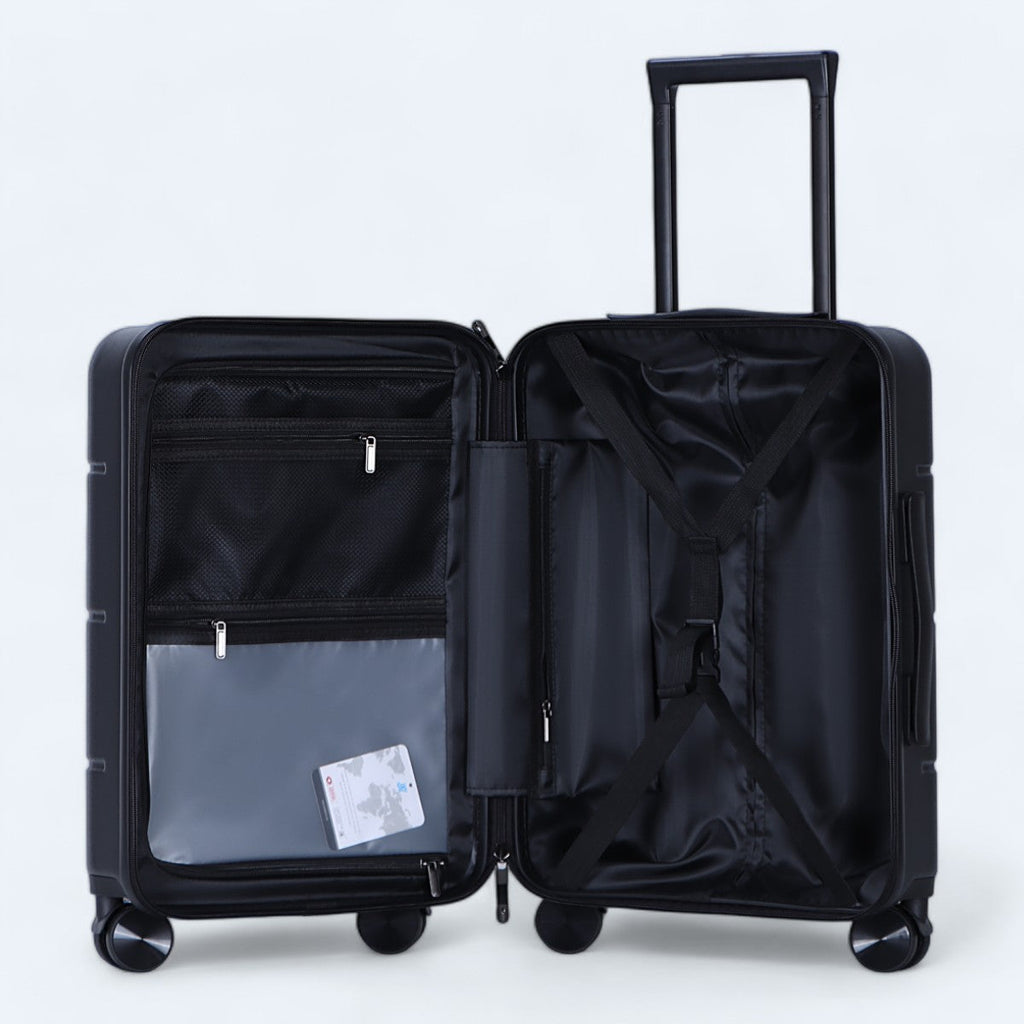 3-Piece Travel Luggage Set with Durable Suitcases – Lightweight Spinner Trolley Set for Easy Airport Travel