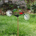 Whimsical Garden Windmill for Outdoor Decor – Decorative Spinning Accent for Yard, Lawn and Garden Displays