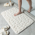 Ultra Plush Foam Bath Mat for Bathroom Use – Quick-Dry Highly Absorbent Floor Mat for Shower and Bathtub
