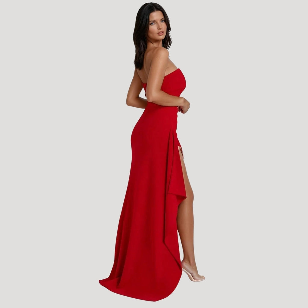 Emma | Strapless Maxi Dress for Women - Perfect for Wedding Guests