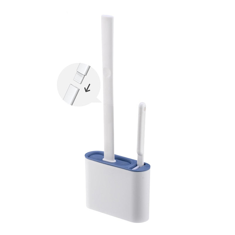 Silicone Toilet Brush for Hygienic Bathroom Cleaning – Flexible Non-Scratch Brush for Toilet Bowls and Easy Maintenance