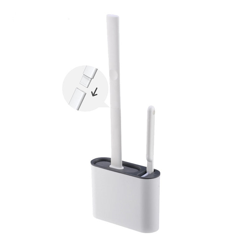 Silicone Toilet Brush for Hygienic Bathroom Cleaning – Flexible Non-Scratch Brush for Toilet Bowls and Easy Maintenance