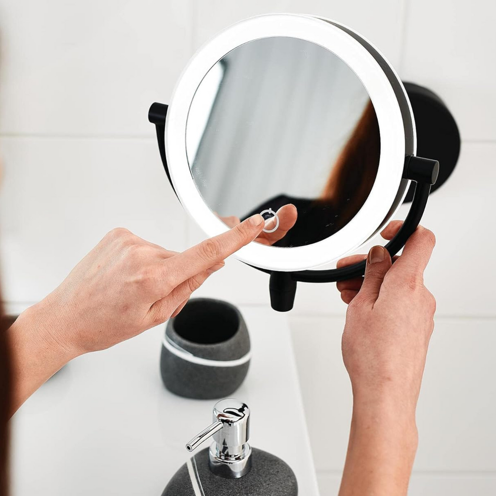 LED Makeup Mirror with Adjustable Lighting – Illuminated Vanity Mirror for Makeup Application and Daily Beauty Routines