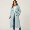 Long Elegant Women’s Trench Coat for Everyday Wear – Stylish Outerwear for Work, Travel and Seasonal Outfits