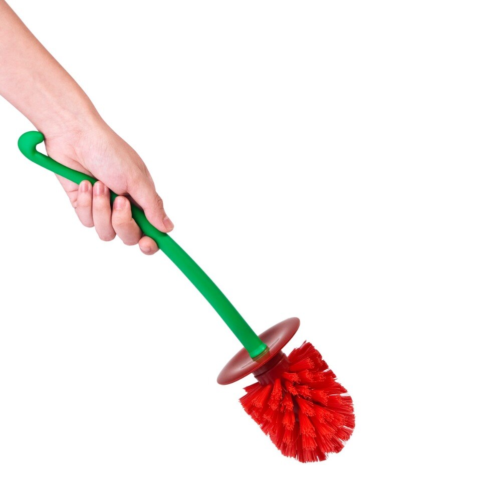 Cherry-Shaped Toilet Brush for Bathroom Cleaning – Decorative Hygienic Brush with Holder for Modern Bathrooms