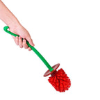Cherry-Shaped Toilet Brush for Bathroom Cleaning – Decorative Hygienic Brush with Holder for Modern Bathrooms