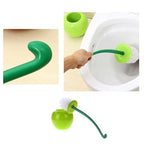 Cherry-Shaped Toilet Brush for Bathroom Cleaning – Decorative Hygienic Brush with Holder for Modern Bathrooms
