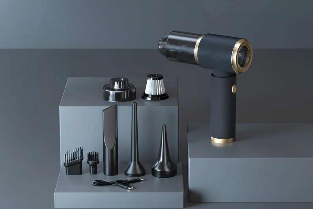 Cordless Mini Vacuum and Blower for Desks, Cars, and Tight Spaces