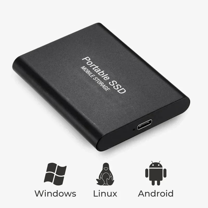 Ultra-Fast Portable External SSD – High-Capacity Storage for Work, Travel & Everyday Use