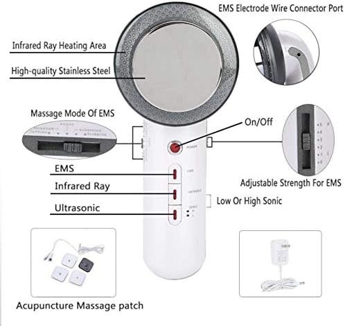 3-in-1 Ultrasonic EMS Body Massager for Home Use – Multi-Function Massage Device for Relaxation, Muscle Stimulation and Body Care