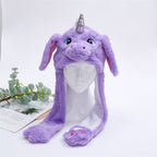 Interactive Bunny Ears Hat for Kids and Adults – Cute Plush Hat with Moving Ears for Play, Costumes and Gifts