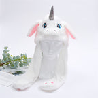 Interactive Bunny Ears Hat for Kids and Adults – Cute Plush Hat with Moving Ears for Play, Costumes and Gifts