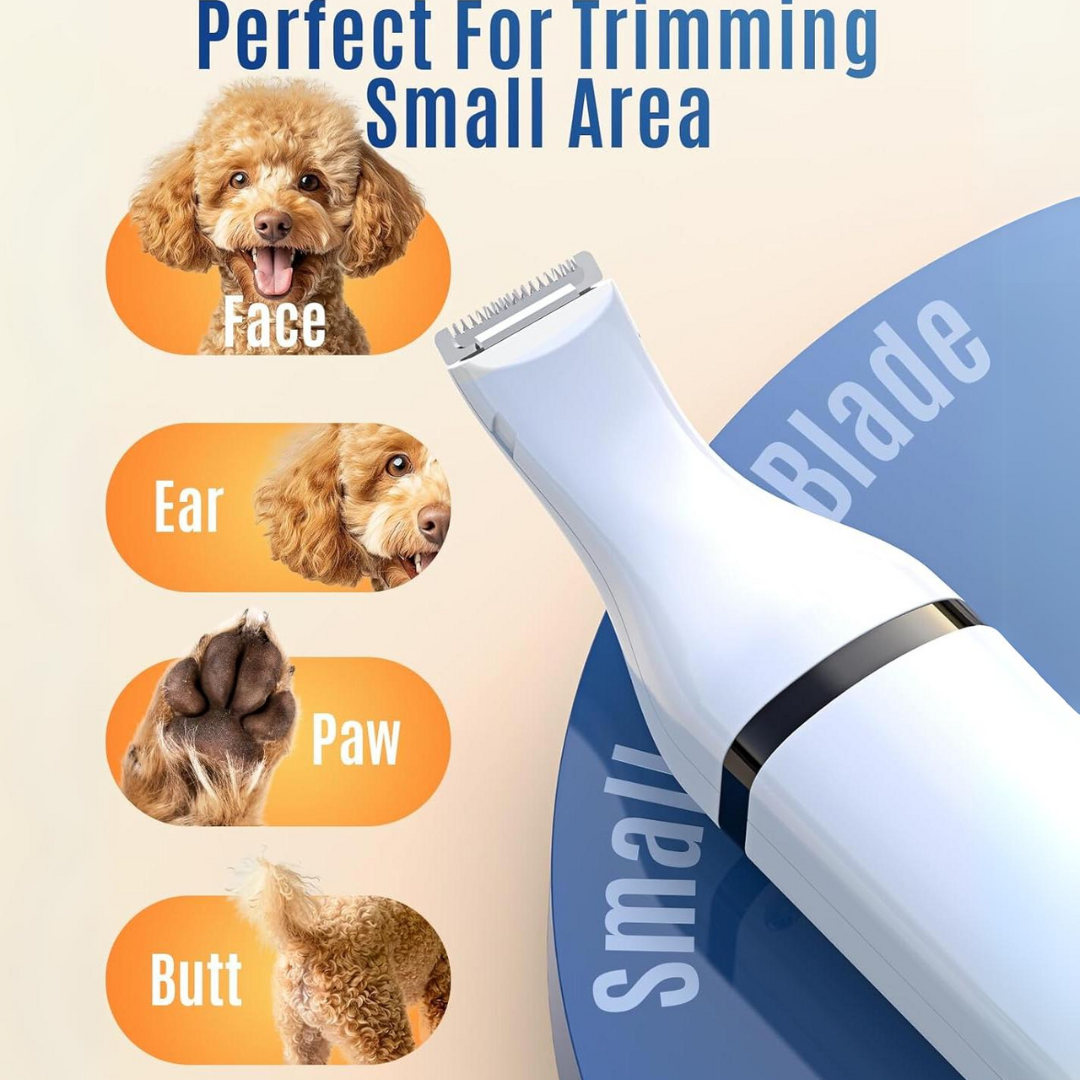 Quiet Cordless Pet Clipper with Dual Blades – Efficient Grooming Tool for Dogs and Cats at Home