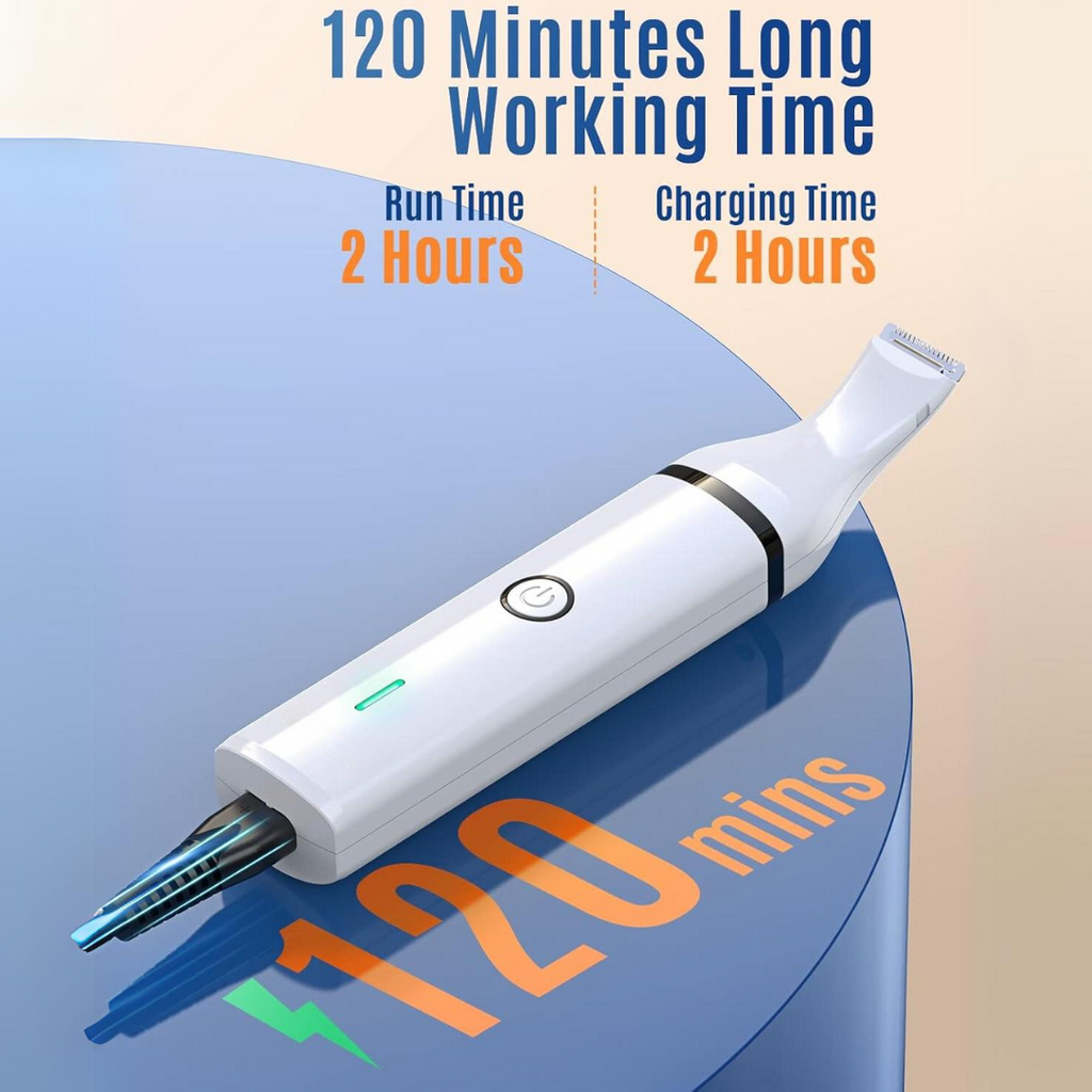 Quiet Cordless Pet Clipper with Dual Blades – Efficient Grooming Tool for Dogs and Cats at Home