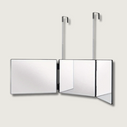 3-Sided Rotating Mirror for Hair and Makeup – Adjustable Vanity Mirror for Easy Styling at Home