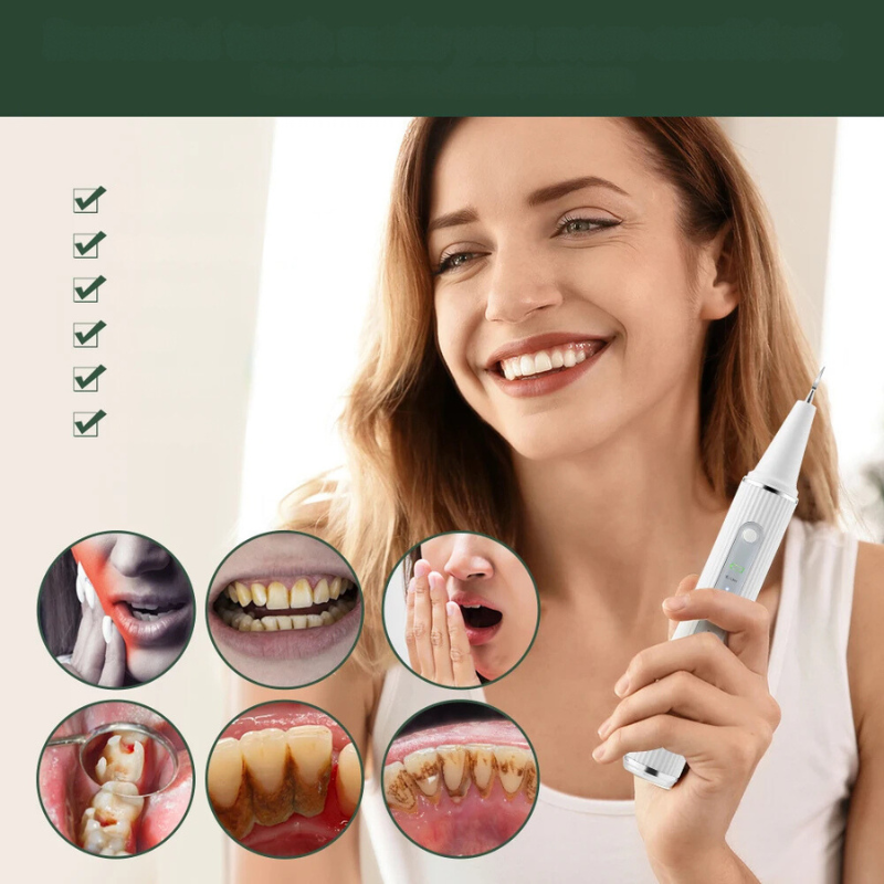 Ultrasonic Teeth Cleaning Device for Home Use – Electric Dental Care Tool for Plaque Removal and Daily Oral Hygiene