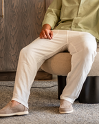 Marrakech Slim Fit Linen Trousers
