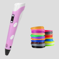 3D Creative Drawing Pen – Adjustable Speed, USB Powered, Compatible with PLA/ABS Filaments