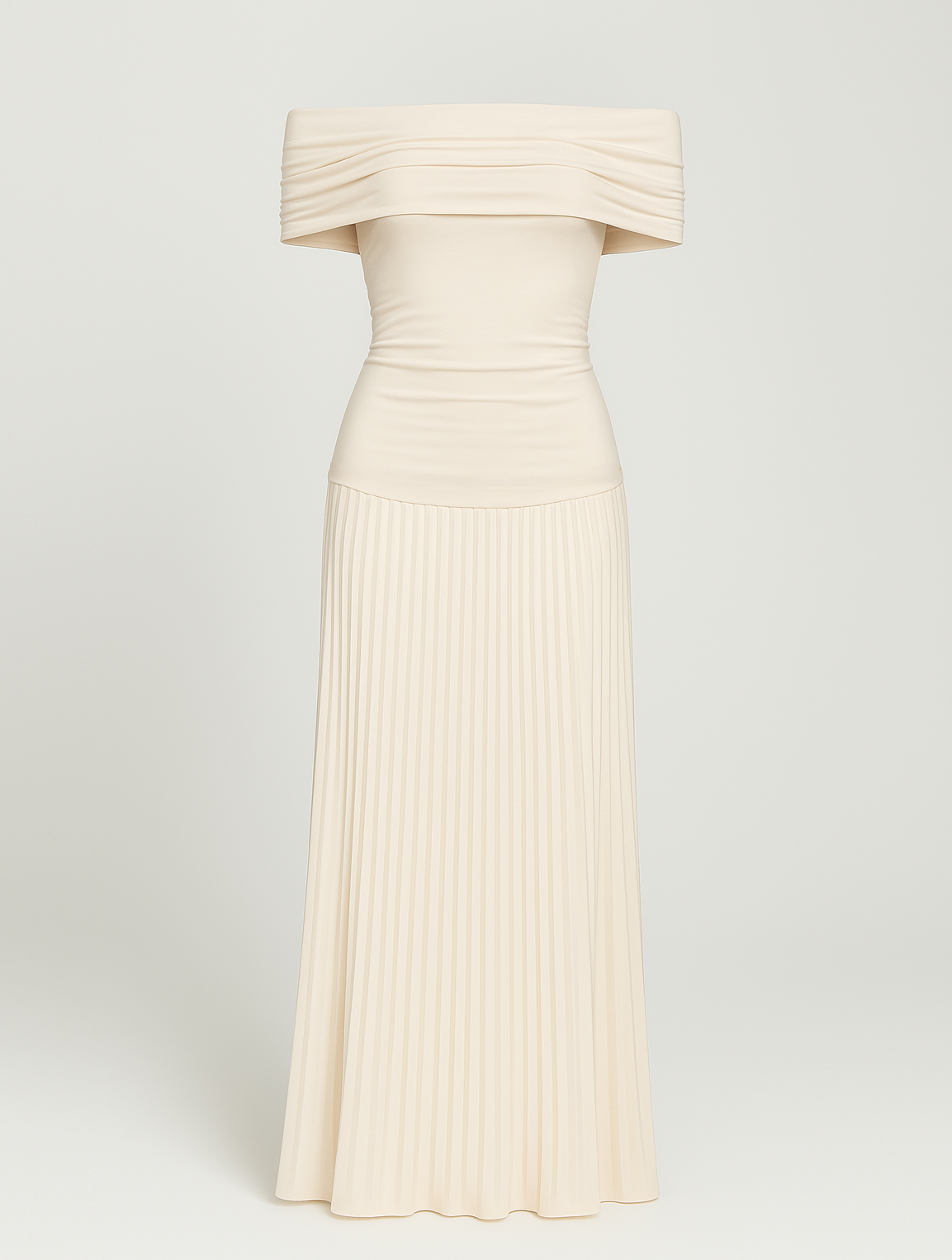 Bella | Pleated Maxi Dress for Women - Perfect for Wedding Guests