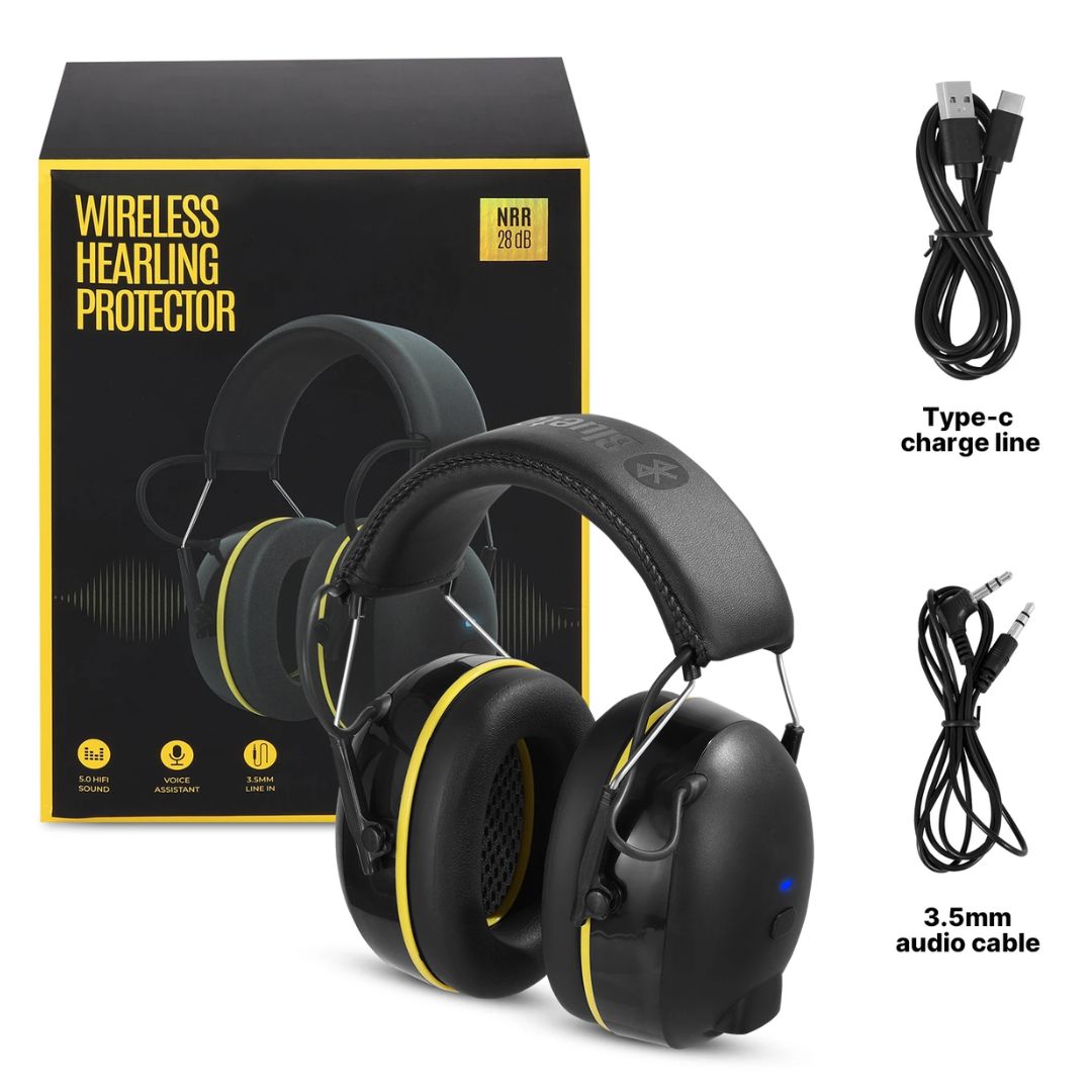 Bluetooth Noise-Canceling Ear Protectors