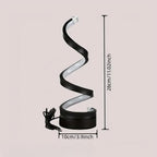 Spiral LED Table Lamp with Adjustable Brightness – Modern Decorative Lighting for Living Room, Bedroom and Office