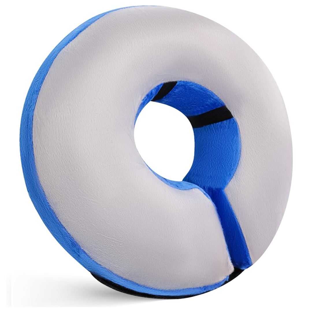 Inflatable Dog Recovery Collar for Post-Surgery Protection – Soft Comfortable Alternative to Cone for Pets