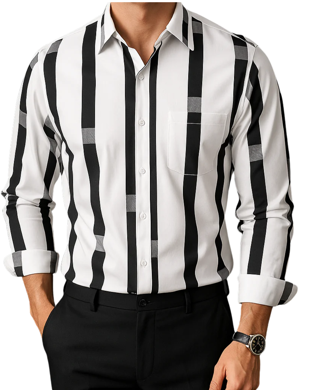 Simon | Trendy Cotton Shirt