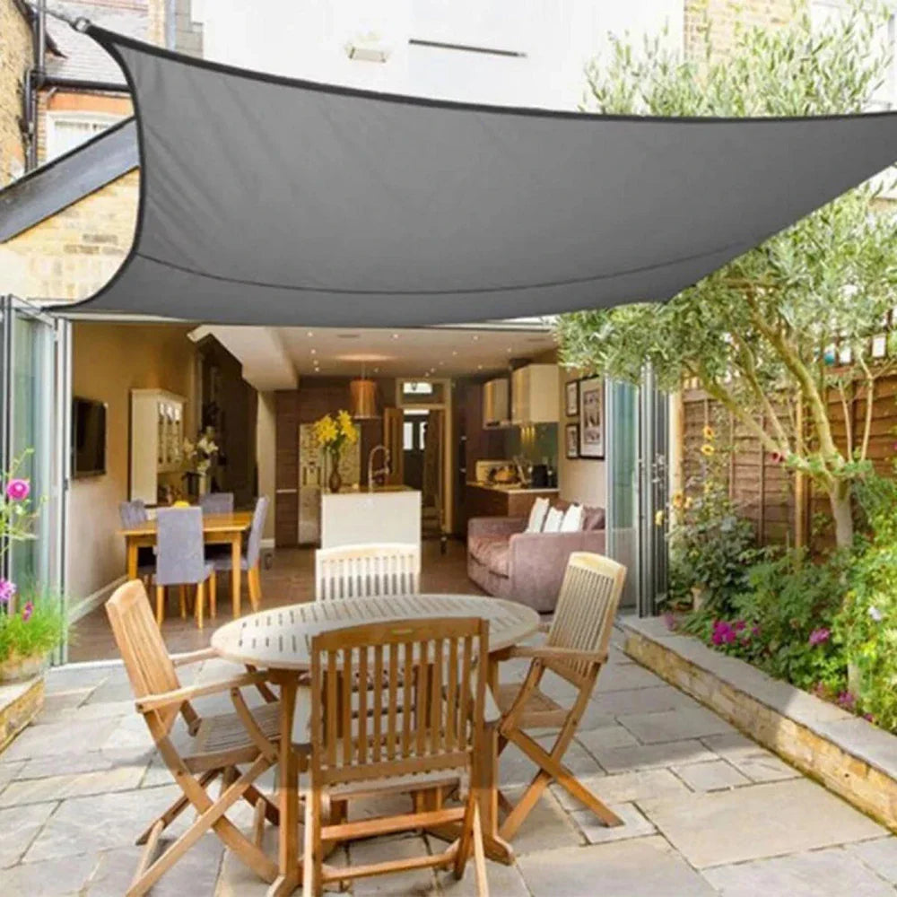 Outdoor Shade Sail – Water-Repellent Sun Cover for Terraces, Balconies & Gardens