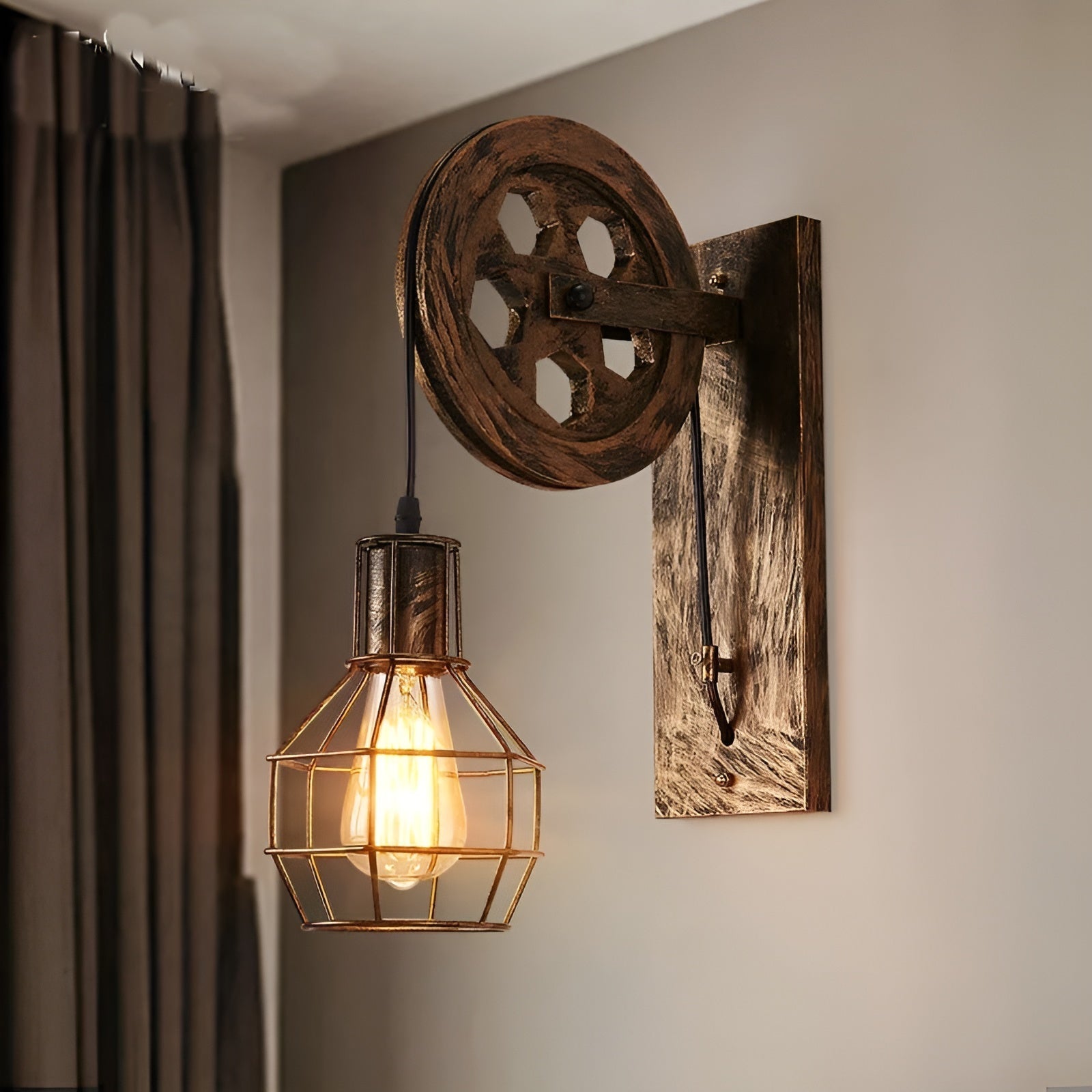 Retro Industrial LED Wall Light - IronGlare