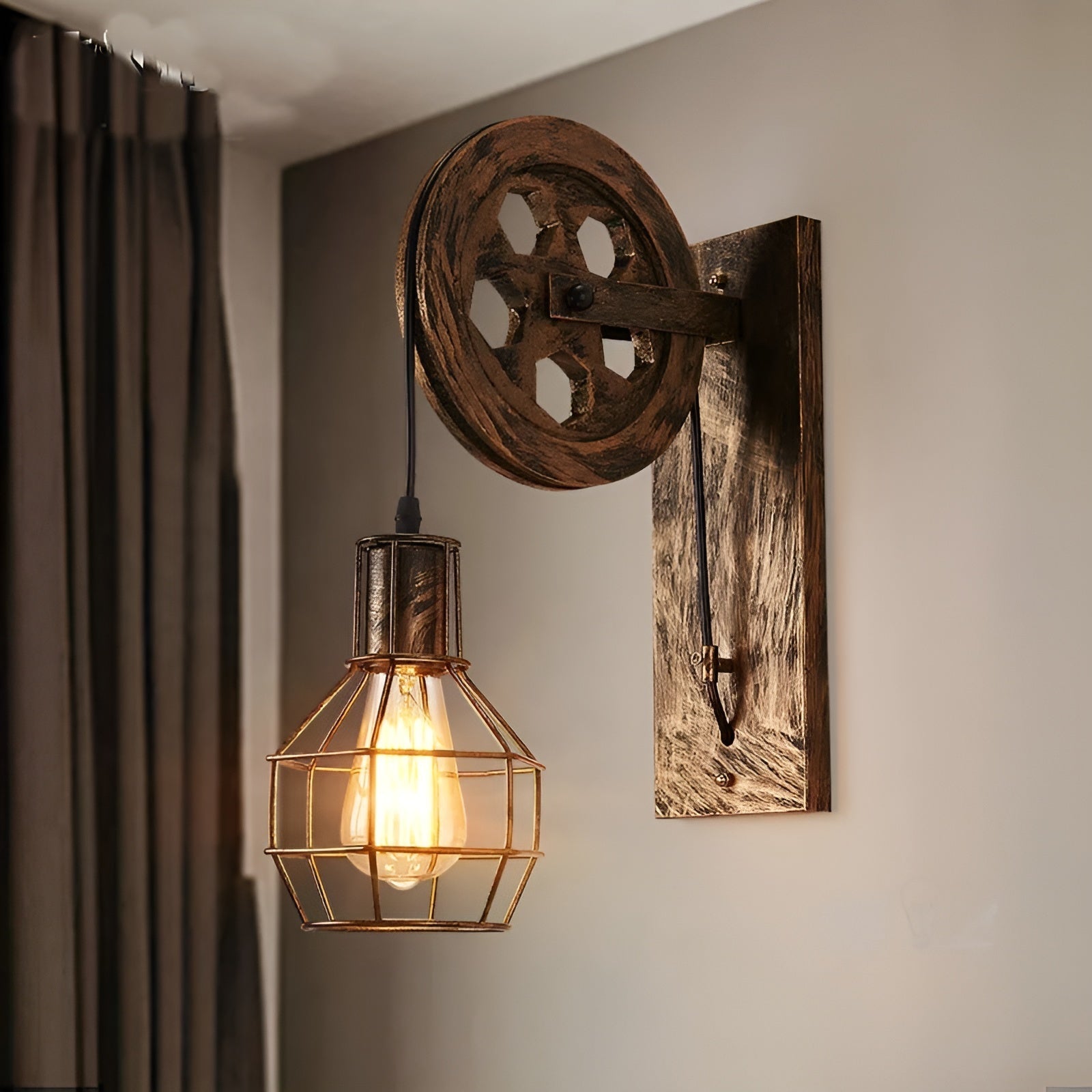 Retro Industrial LED Wall Light - IronGlare