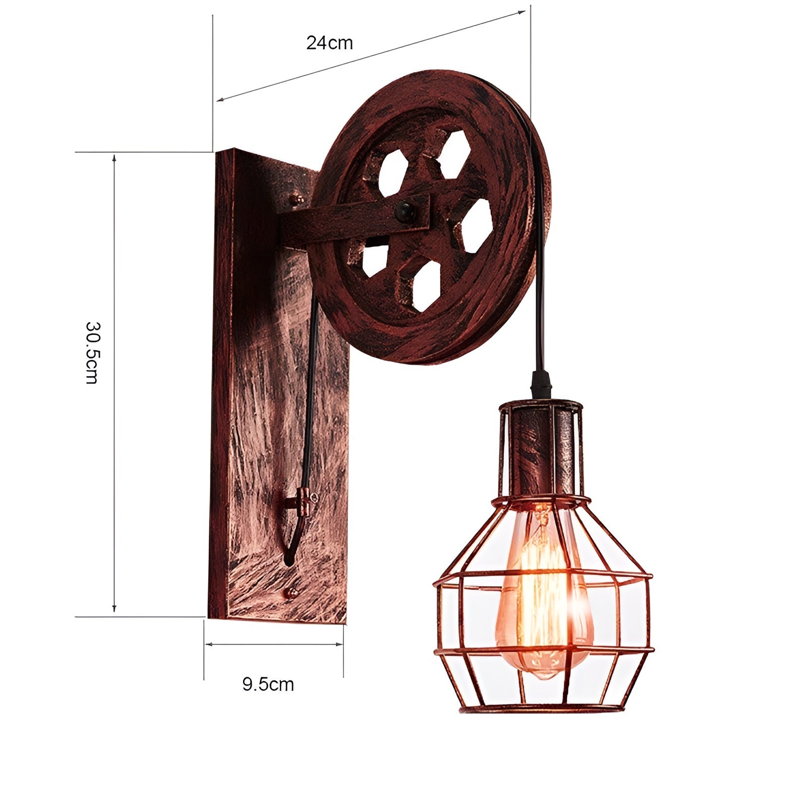 Retro Industrial LED Wall Light - IronGlare