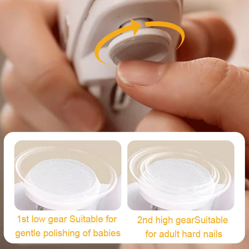 Electric Toenail Clipper with Adjustable Speed – Precision Nail Trimming Tool for Safe and Easy Foot Care at Home