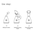 Facial Steamer for Deep Cleansing and Hydration – Home Spa Skincare Device for Relaxation and Daily Beauty Routines