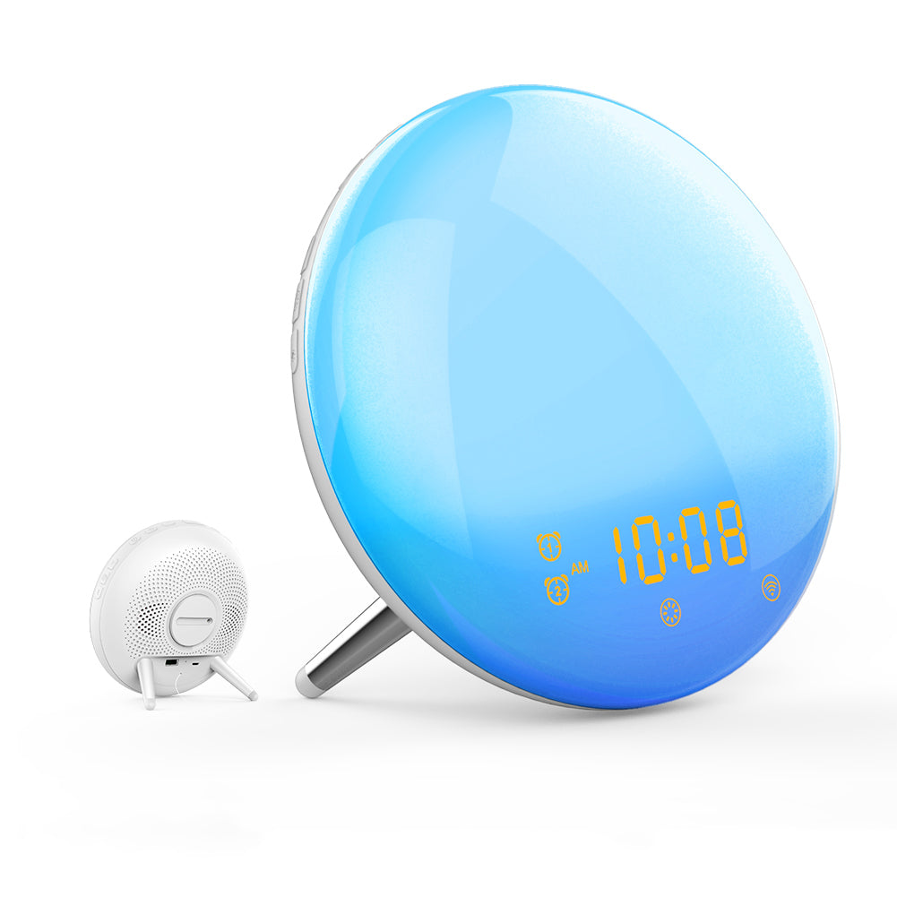 Sunrise Alarm Clock with Wake-Up Light – Natural Morning Alarm for Better Sleep and Gentle Wake-Up Routine