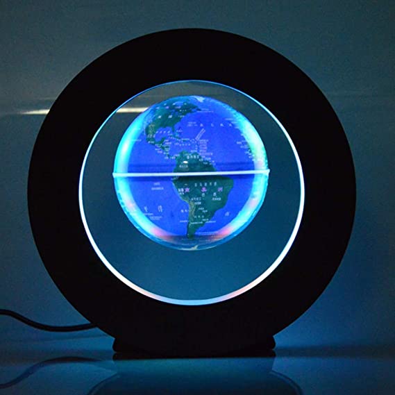 Levitating Globe Lamp for Modern Home Decor – Floating LED Accent Light for Living Room, Office and Creative Interiors