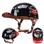 DOT & ECE Certified Motorcycle Helmet – Lightweight ABS Shell with EPS Impact Liner | Low-Profile Urban Design & UV-Protective Visor