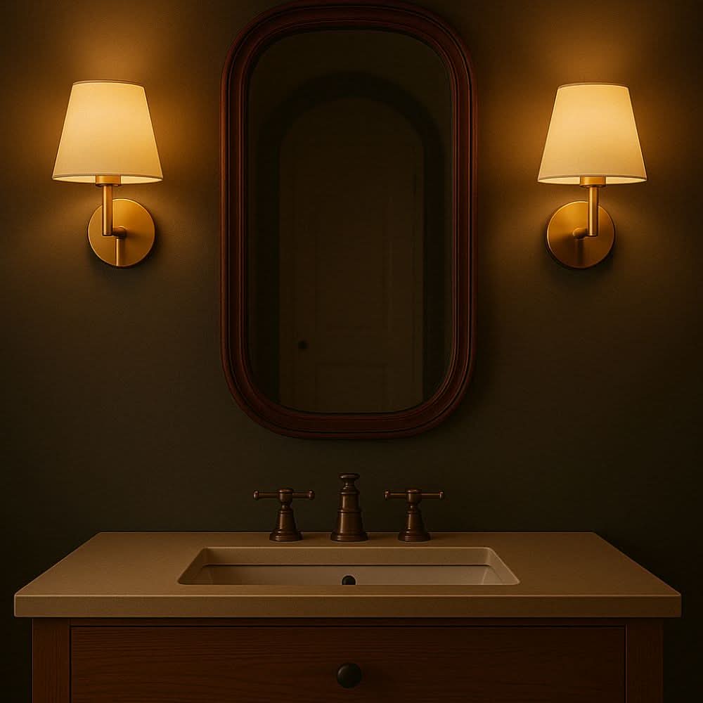 2-Pack Wireless Wall Sconce Lights with Remote Control - Dimmable Fabric Shade Lamps for Bedrooms and Hallways