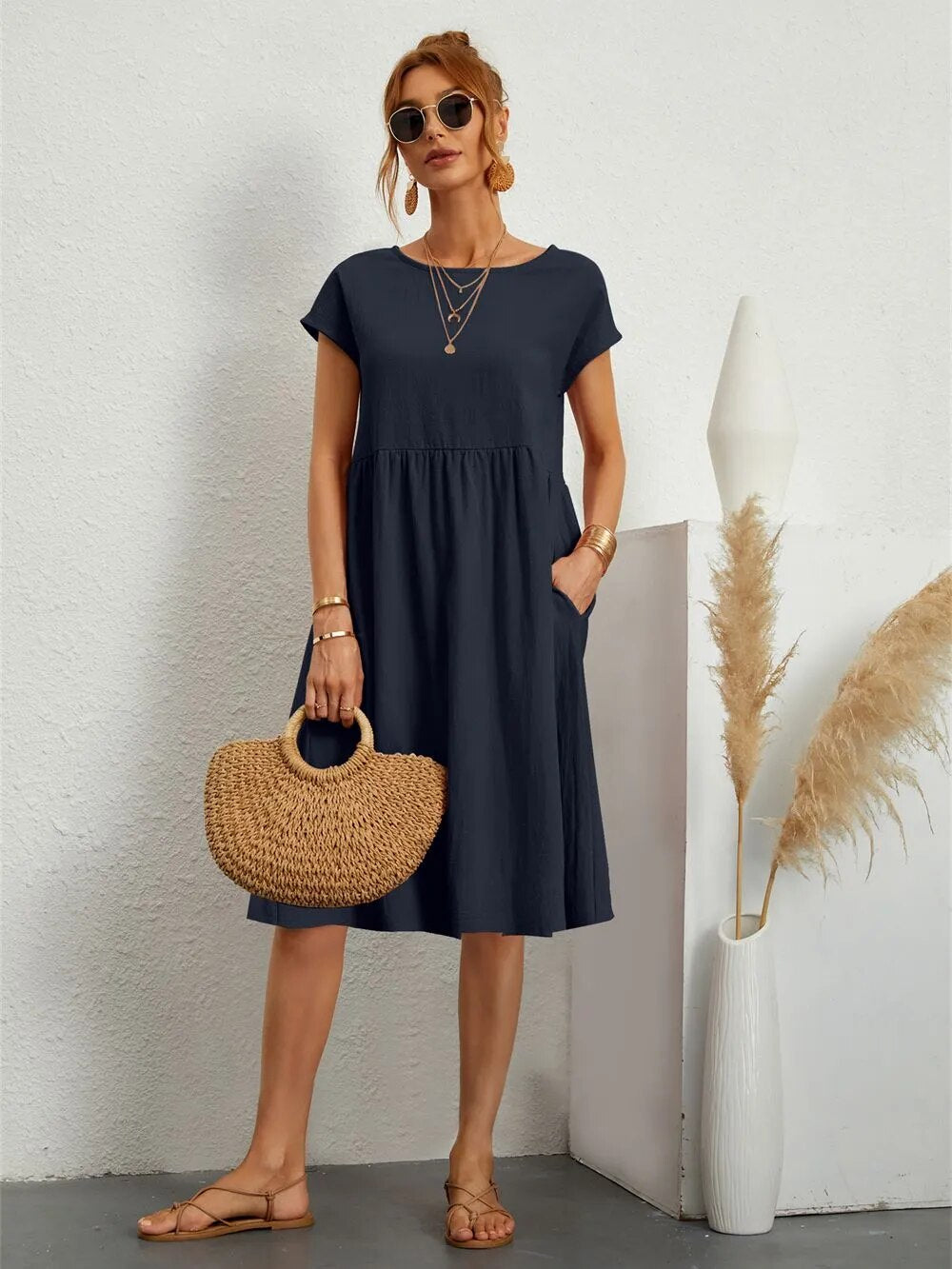 Contemporary Women's Dress for Everyday Wear – Stylish Comfortable Out – Ellese & Co