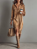 Contemporary Relaxed Fit Dress for Women – Comfortable Everyday Dress for Casual Wear, Work and Leisure