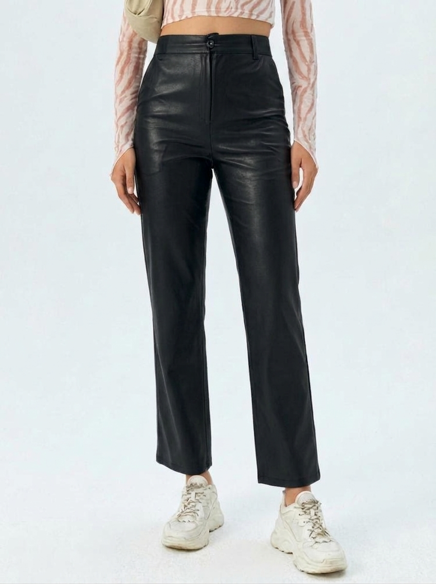 Noctra Faux Leather Pants