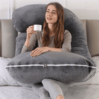 Maternity Support Pillow for Pregnancy Comfort – Full Body Cushion for Sleeping, Relaxation and Daily Support
