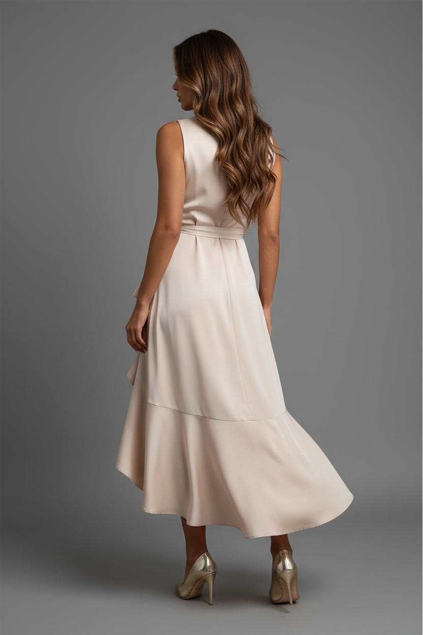 Jina V-Neck Wrap Dress