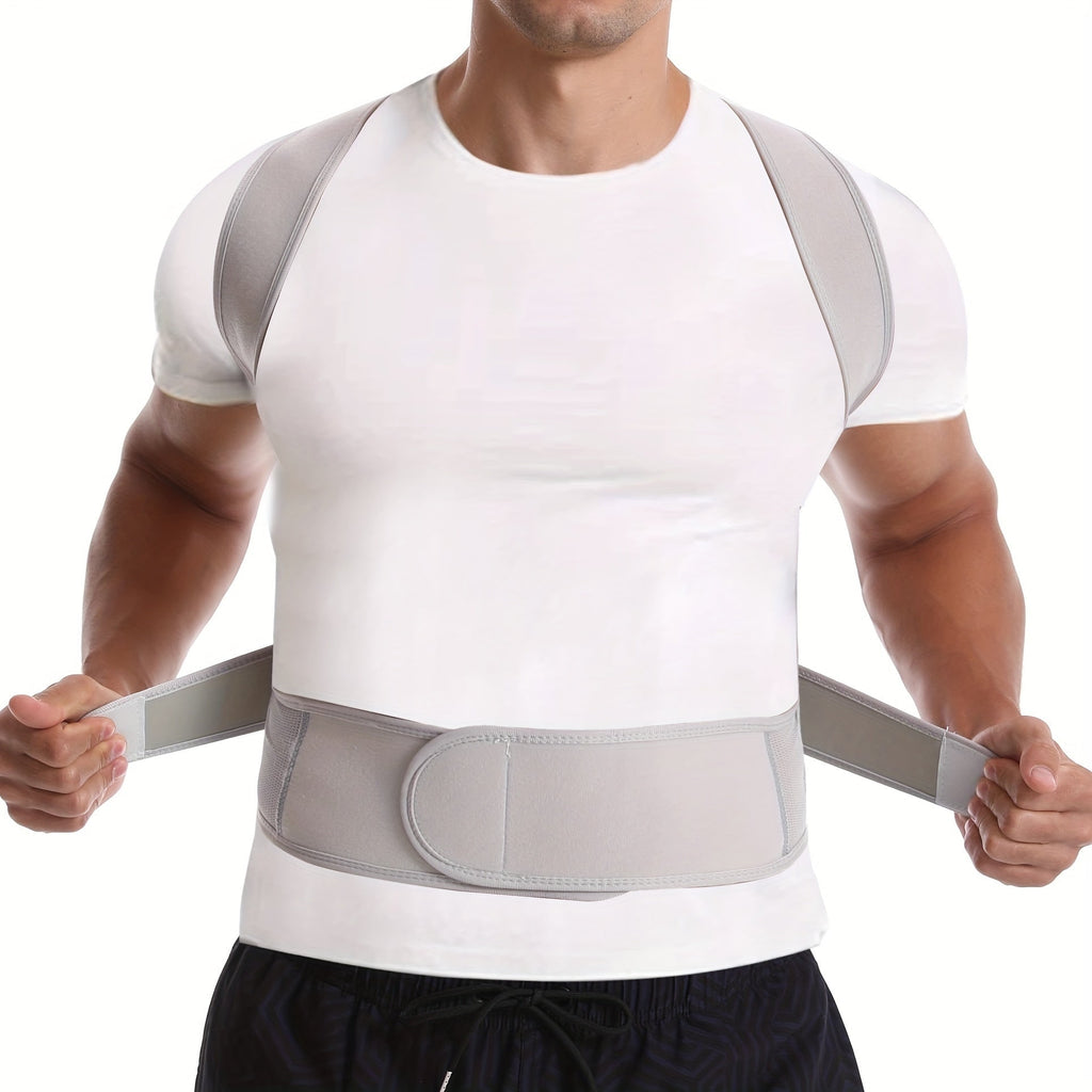Adjustable Posture Corrector Mesh Lumbar Support Brace Breathable Straps - Image 2