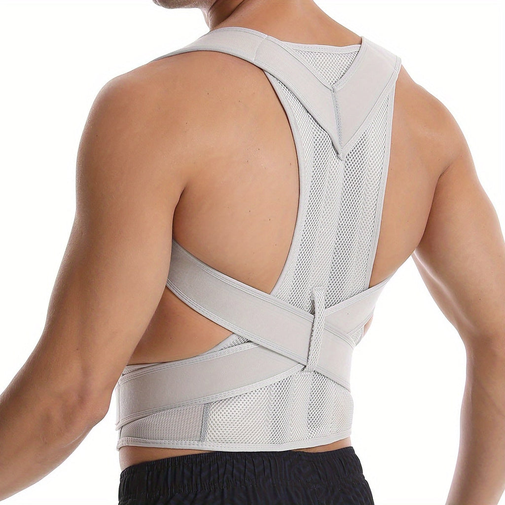 Adjustable Posture Corrector Mesh Lumbar Support Brace Breathable Straps - Image 6